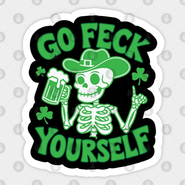 Lucky Vibes: Celebrate St. Patrick’s Day in Style Sticker by Steve